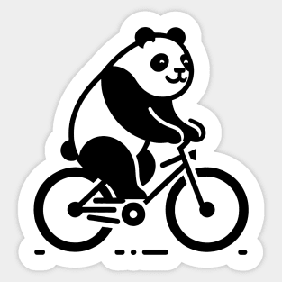 Bike Like A Panda Sticker